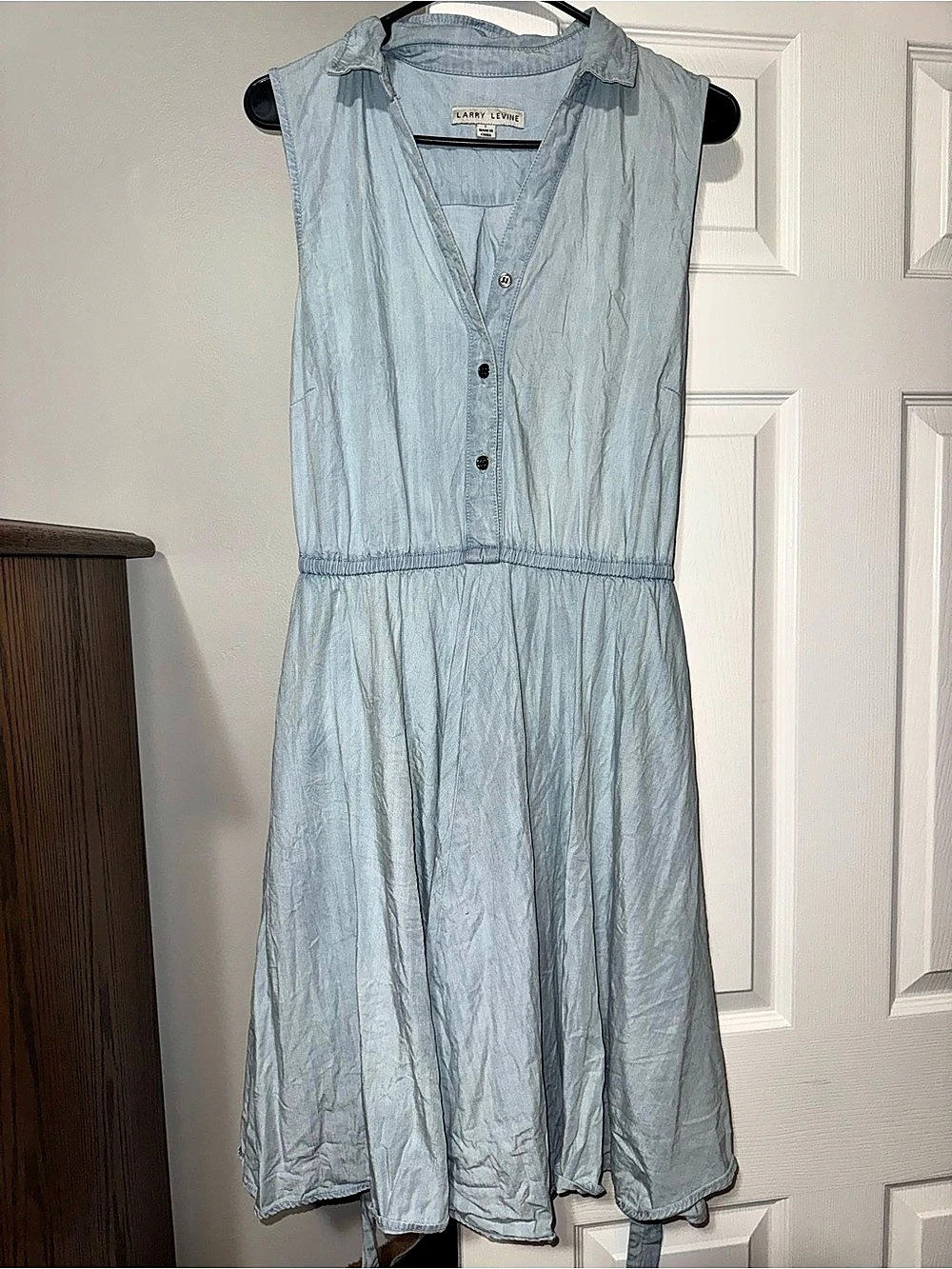 Larry Levine Blue Mini Dress